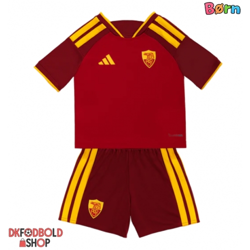 AS Roma Paulo Dybala #21 Hjemmebanesæt Børn 2026-27 Kort ærmer (+ korte bukser)